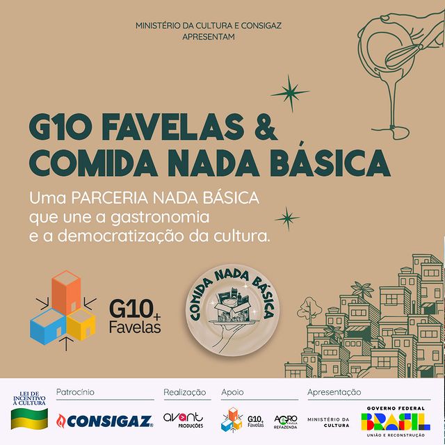 Projeto Comida Nada Básica faz sua primeira edição no G10 Favelas